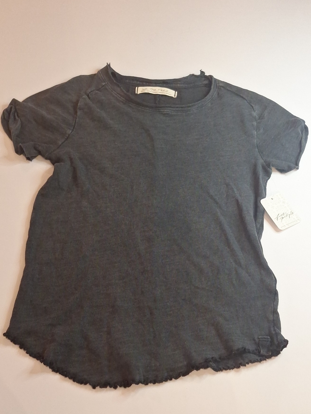 #1012 NWT Free People We The Free Be My Baby Tee Size S